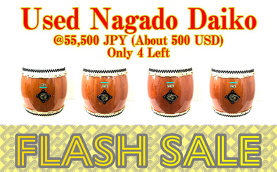 [Flash Sale] Used Nagado Daiko Smile
