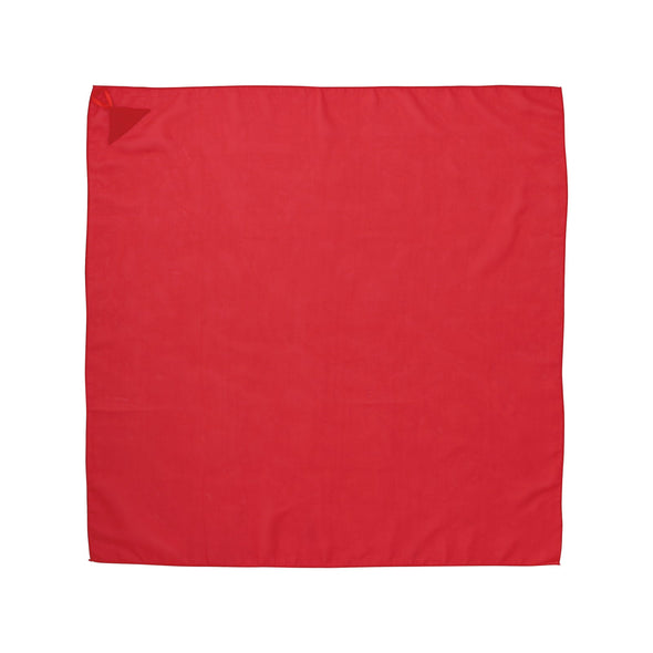 Color scarf with loop mini red01