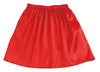 Soft satin flare skirt M red01