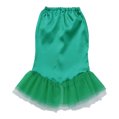 Soft satin mermaid skirt01