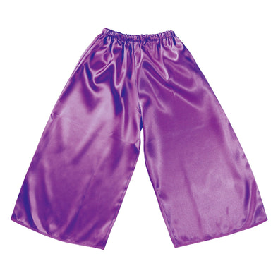Soft satin pants J purple01