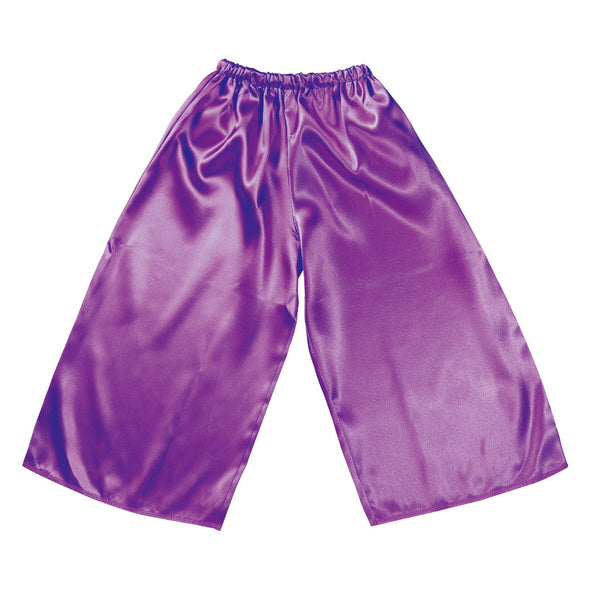 Soft satin pants J purple01
