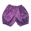Soft satin pumpkin pants C purple01