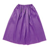 Soft satin cape/skirt straight purple01
