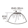 Soft satin skirt black01
