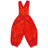 Soft satin overalls pants J red01