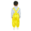 Soft satin overalls pants J yellow03