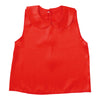 Soft satin shirt with round collar C red01