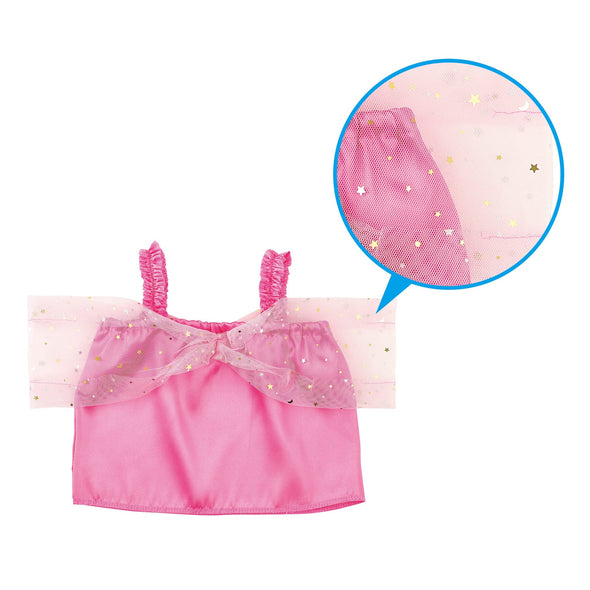 Soft satin off-shoulder shirt C peach03