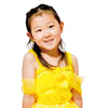 Soft satin off-shoulder shirt C yellow02