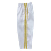 Soft satin tapered pants line C white01