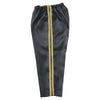 Soft satin tapered pants line C black01