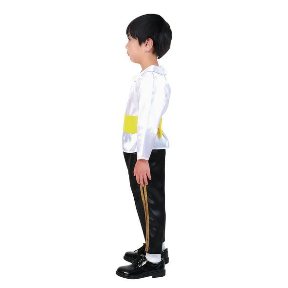Soft satin tapered pants line C black04