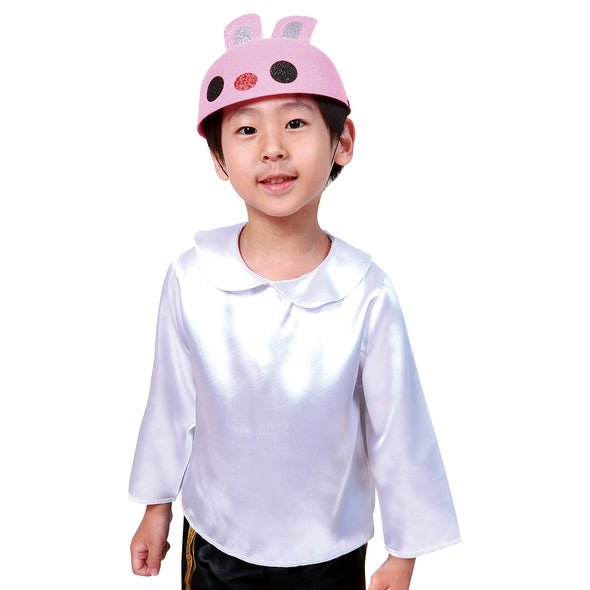 Soft satin long sleeve blouse C white01