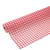 Colored non-woven fabric Gingam check red 3m sold separately01