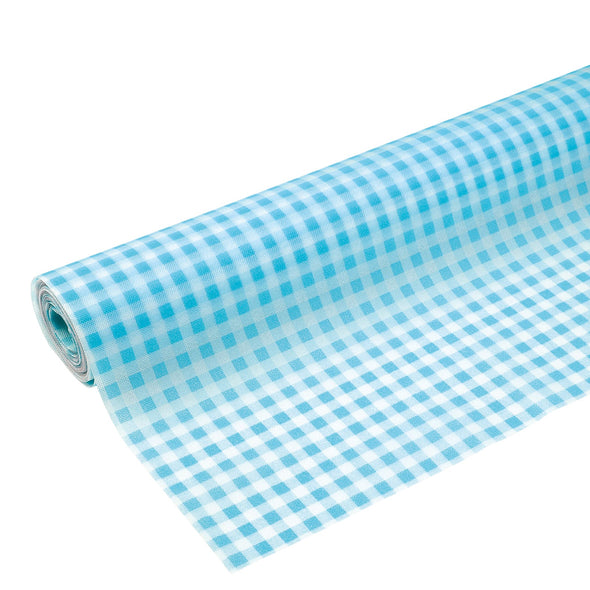 Colored non-woven fabric Gingam Check Water 1m Sold by piece01