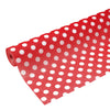 Color non-woven fabric dot red 5m sold separately01