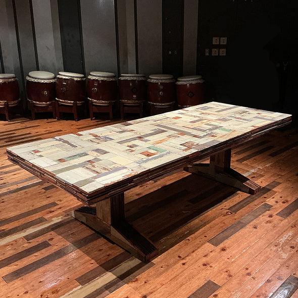 【Used】 Waste Table in Scrapwood Dining Table / Desk / Writing Desk