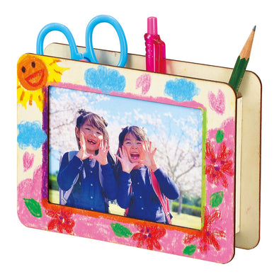 Wooden accessory case L size with white sheet01