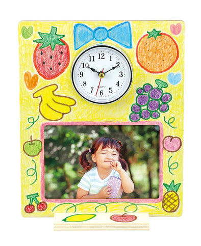 Drawing photo frame clock01