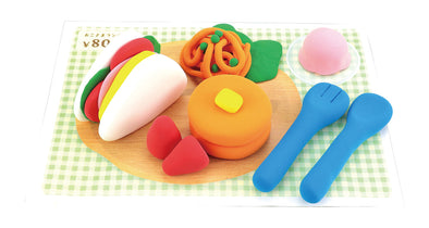 Playing house with clay Children's plate01