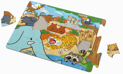 Animal large collection puzzle 20 pieces01