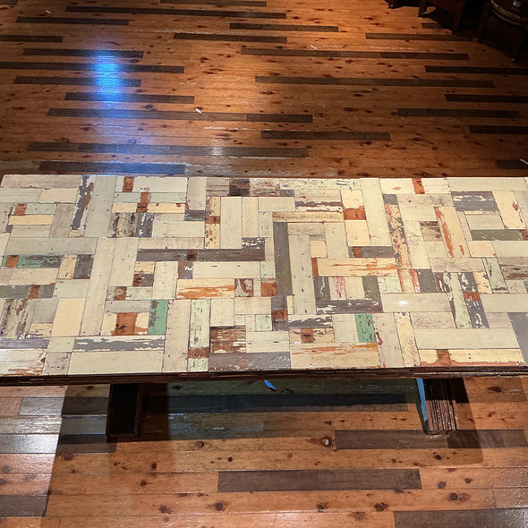 【Used】 Waste Table in Scrapwood Dining Table / Desk / Writing Desk