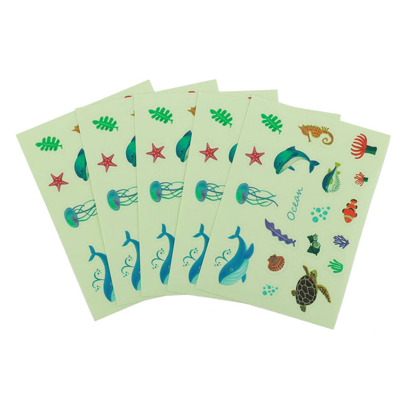 Sea creatures seal set of 502