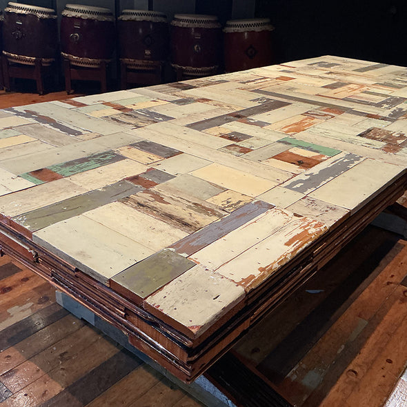 【Used】 Waste Table in Scrapwood Dining Table / Desk / Writing Desk