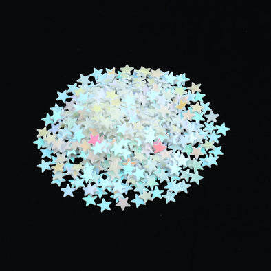 Hologram glitter 1g star white01