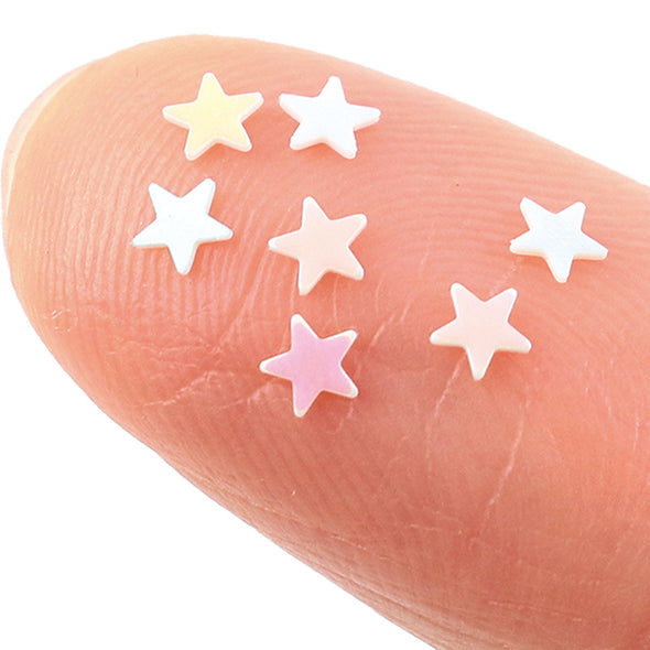 Hologram glitter 1g star white01