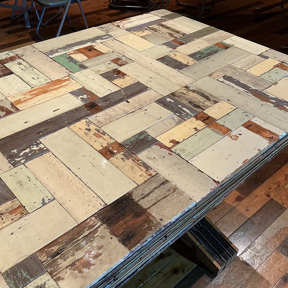 【Used】 Waste Table in Scrapwood Dining Table / Desk / Writing Desk