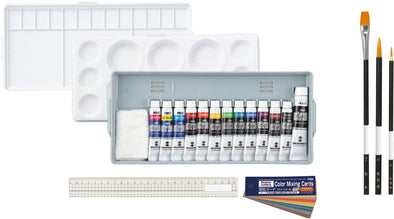 Turner Poster Color Three Primary Colors Study Set 13 Colors 13 Bottles Simple B01
