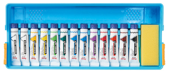 Pentel acrylic gash design set 12 colors 13 pieces01