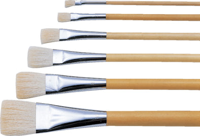 Flat brush (for posters, white hair) size 001