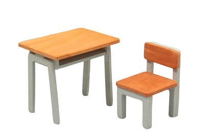 Desk and chair diorama base small01