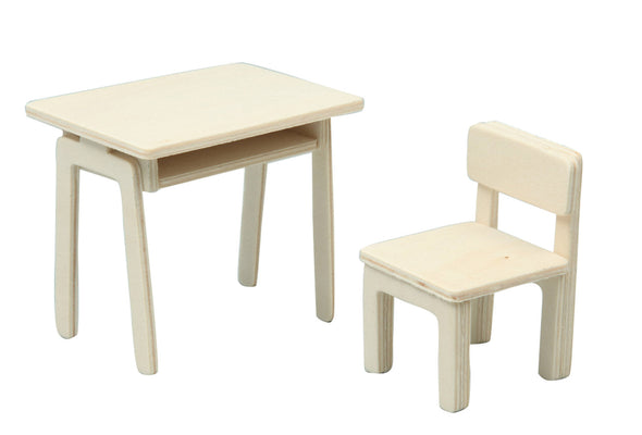 Desk and chair diorama base small01