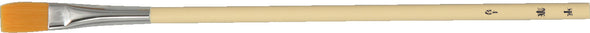 Nylon plastic shaft design brush flat brush No. 401