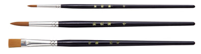 High quality wooden shaft design brush set of 301