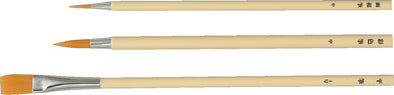 Nylon plastic shaft design brush set of 301