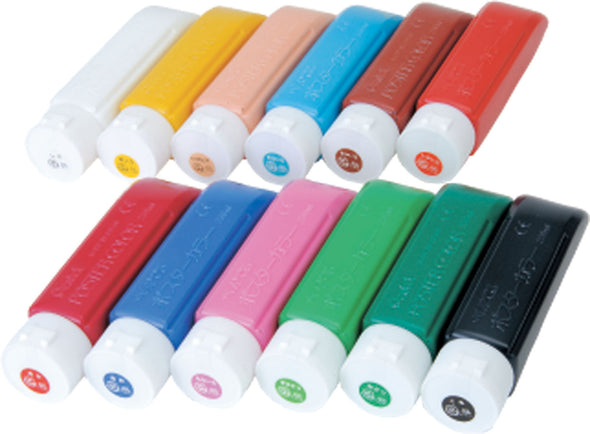 Pale orange single color 230cc tube for poster color class01