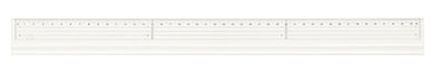 Acrylic ruler with groove 45cm01