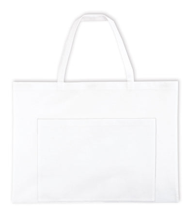 Work storage bag (side pocket type) large white01
