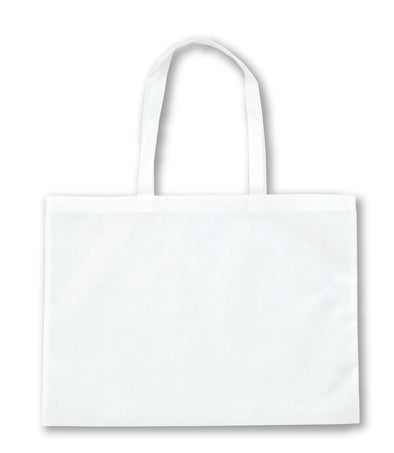 Work storage bag made of large non-woven fabric, white (can be colored with watercolor)01