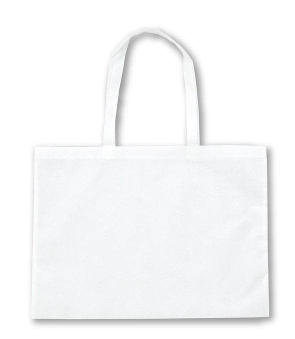 Work storage bag made of large non-woven fabric, white (can be colored with watercolor)01