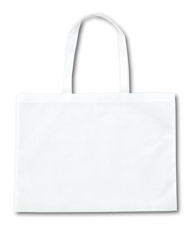 Work bag made of non-woven fabric, 8 cuts, white01