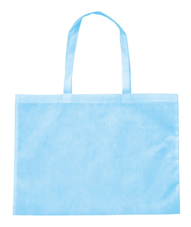 Work bag made of non-woven fabric, 8 cuts, light blue01