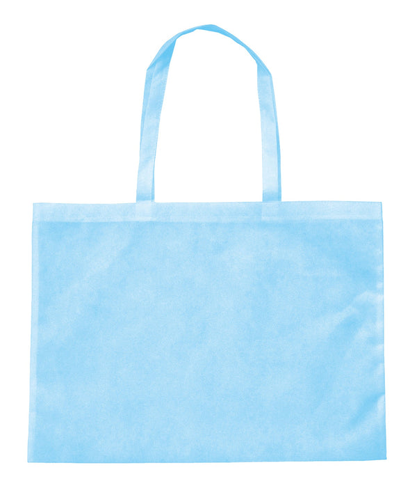 Work bag made of non-woven fabric, 8 cuts, light blue01