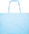 Work bag made of non-woven fabric, large light blue (with zipper)01