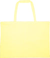 Work bag made of non-woven fabric, large, light yellow (with zipper)01